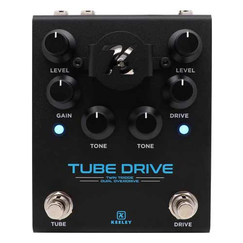 Keeley Electronics Tube Drive Twin Triode Dual Overdrive 000 Tube Drive on Transparent Background.png scaled