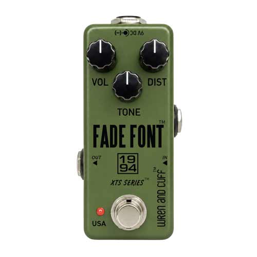 Wren and Cuff XTS Fade Font Front Face